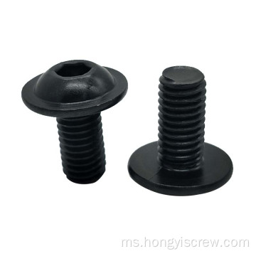 Skru topi Black Head Socket Button Button